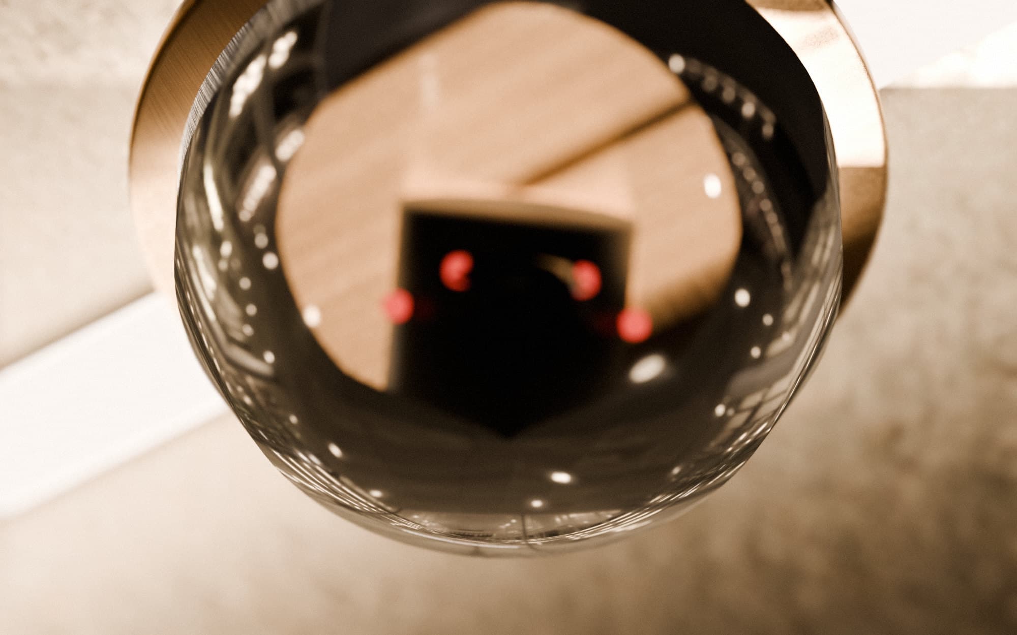 Visualisation: close detail of a ceiling dome security camera.